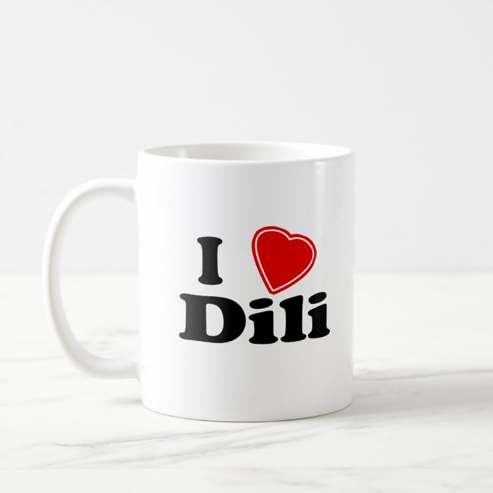 I Love Dili Drinkware