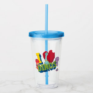 I Love Dinos Dino Ranch Acrylic Tumbler