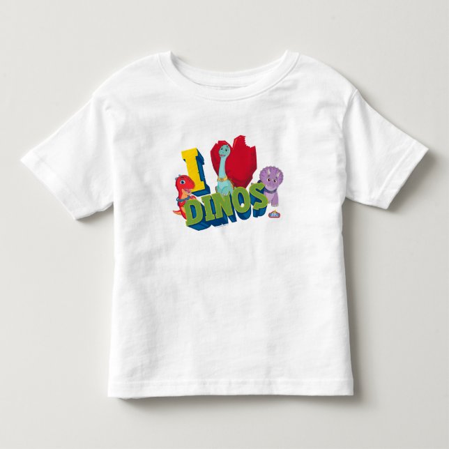 I Love Dinos | Dino Ranch Toddler T-shirt (Front)