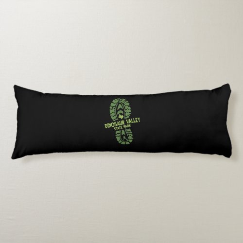 I Love Dinosaur Valley State Park Texas TX Hiking Body Pillow