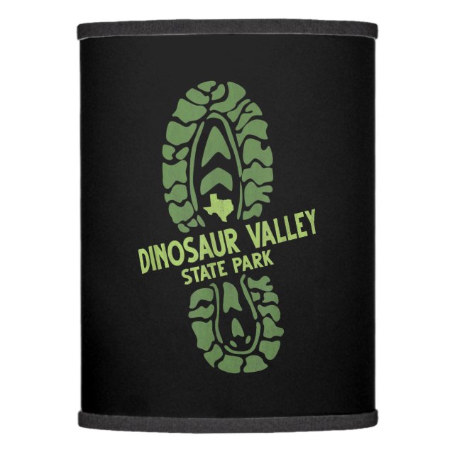 I Love Dinosaur Valley State Park Texas TX Hiking Lamp Shade (Front)