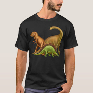 I Love Dinosaurs Adult Dark T-Shirt