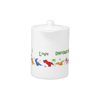 I Love Dinosaurs! (Cute) Teapot