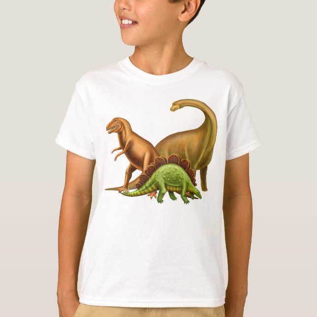 I Love Dinosaurs Kids T-Shirt (Front)