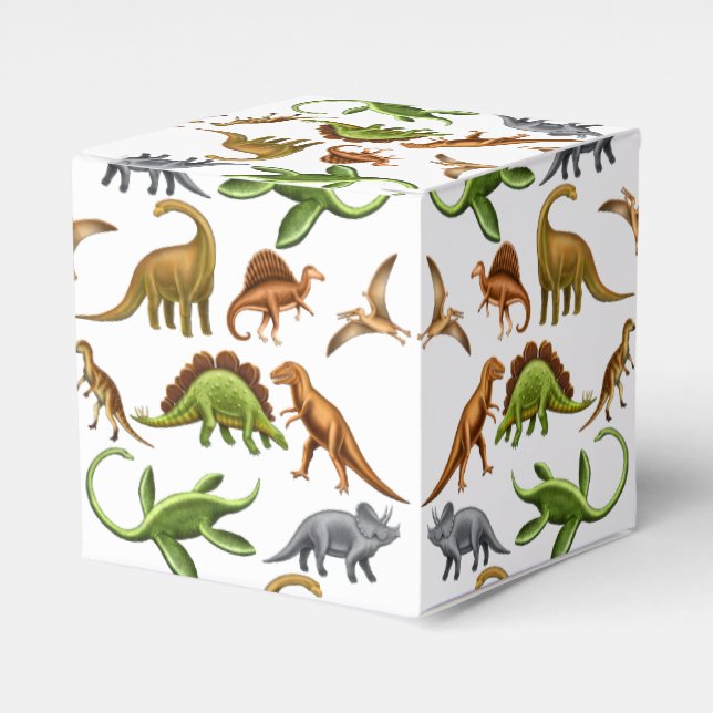 I Love Dinosaurs Paleo Favor Boxes (Front Side)