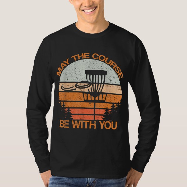 I Love Disc Golf Apparel Frisbee Discs Driver Thro T-Shirt (Front)