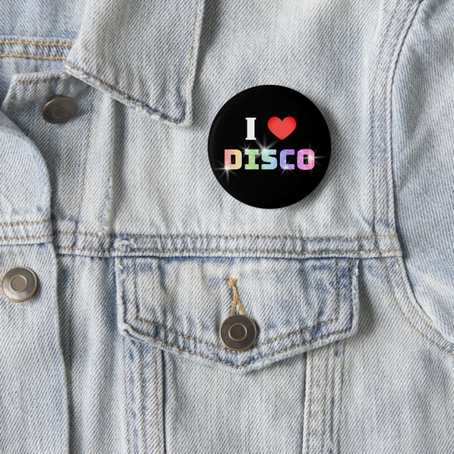 I Love Disco Button (In Situ)