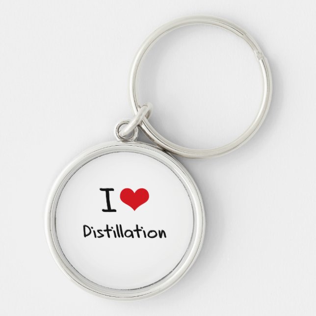 I Love Distillation Keychain (Front)