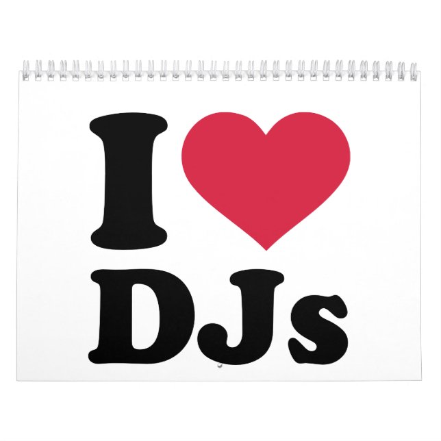 I love DJs Calendar (Cover)