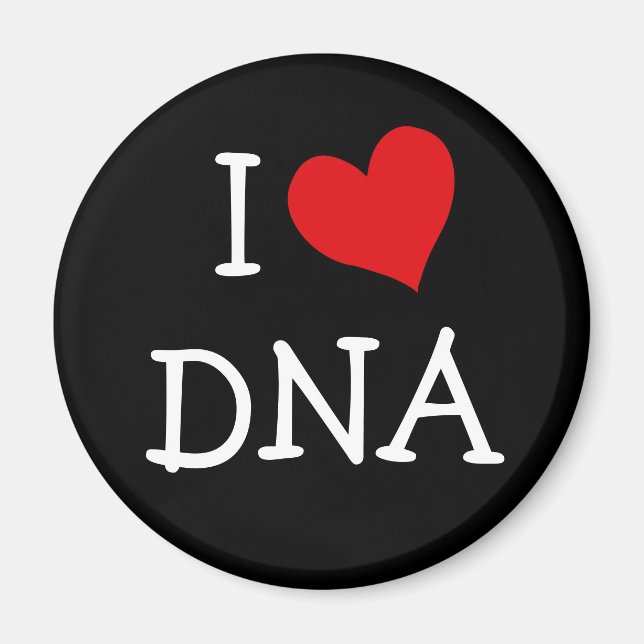I Love DNA Magnet (Front)