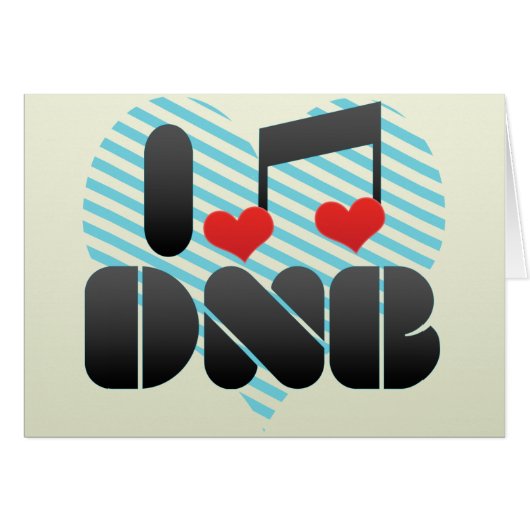 I Love DNB Cards (Front Horizontal)