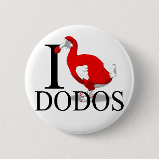 I Love Dodos Buttons