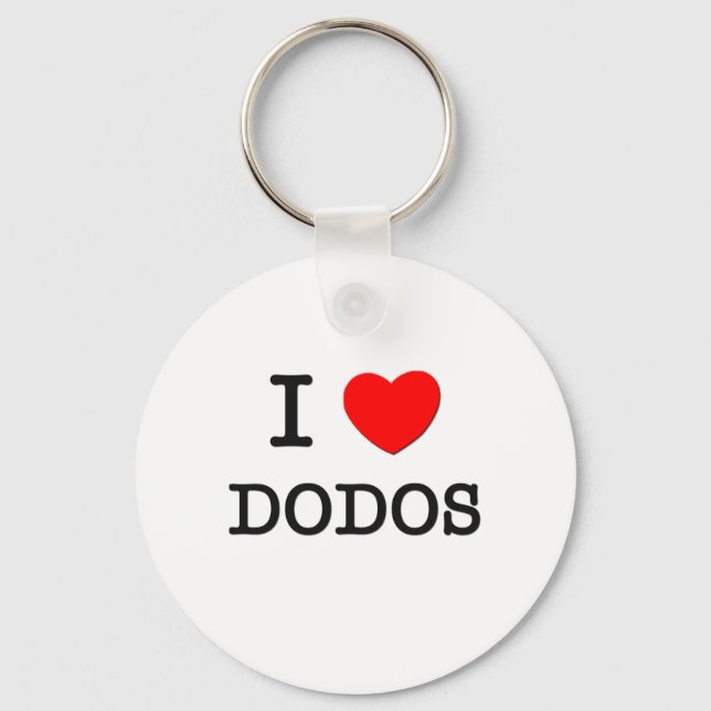 I Love DODOS Keychain (Front)
