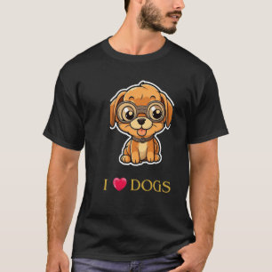 i love dog Custom Photo And Text Personalized T-Shirt