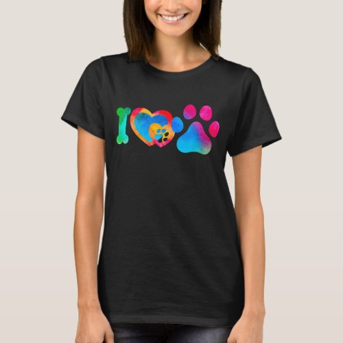 I love Dog Dog Lover T_Shirt