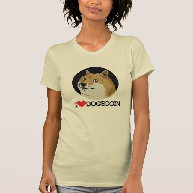 I Love Dogecoin Tee (Front)