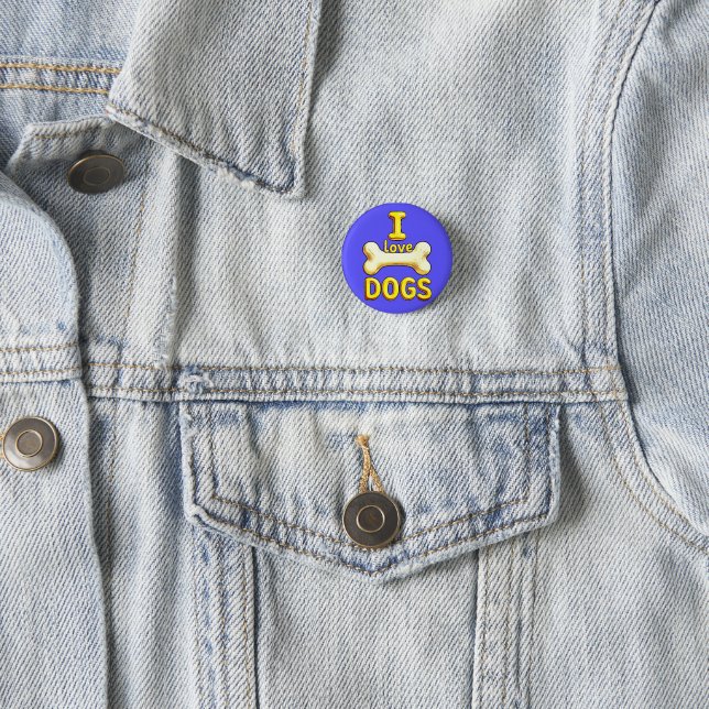I LOVE DOGS BUTTON (In Situ)