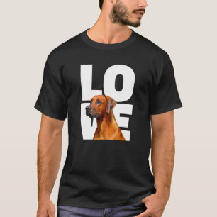 I Love Dogs Cute Rhodesian Ridgeback T T-Shirt