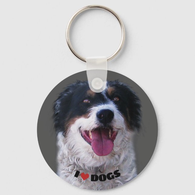 I love Dogs Keychain (Front)