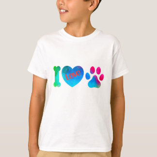 "I Love Dogs" Kids and Youth T Shirt,  T-Shirt