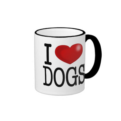 i love dogs mug | Zazzle