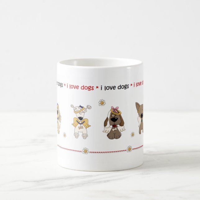 I Love Dogs Mug (Center)