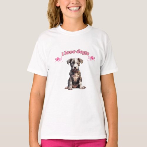 I love dogs T_Shirt