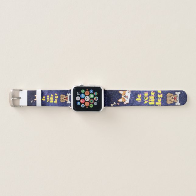 I love dogs you should too apple watch band (Front)