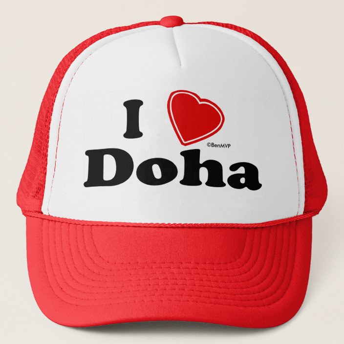 I Love Doha Trucker Hat