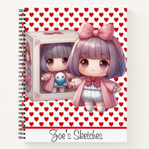 I Love Dolls Notebook