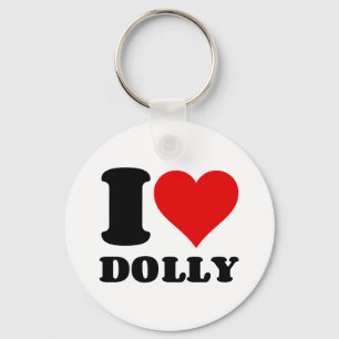I LOVE DOLLY KEYCHAIN