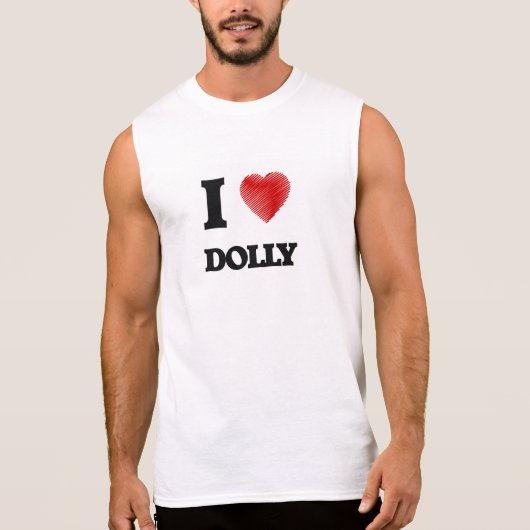 I love Dolly Sleeveless Shirt (Front)