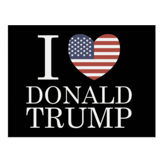 I Love Donald Trump Postcards | Zazzle