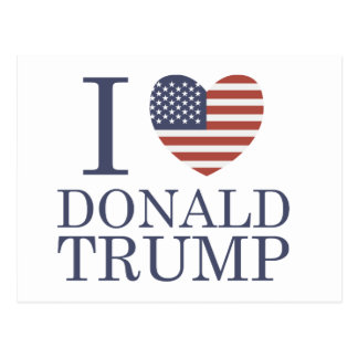 I Love Donald Trump Cards | Zazzle