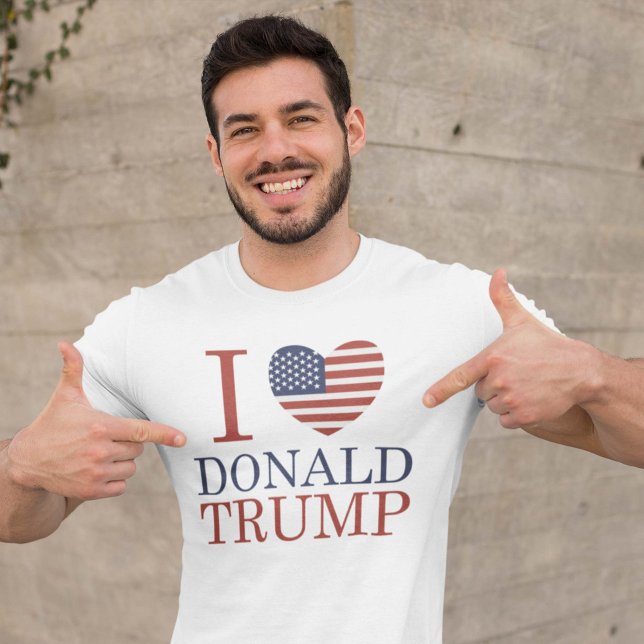I Love Donald Trump T-Shirt (Creator Uploaded)