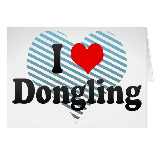 I Love Dongling, China (Front Horizontal)