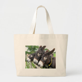 I Love Donkeys! Large Tote Bag