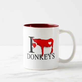 I Love Donkeys Mugs