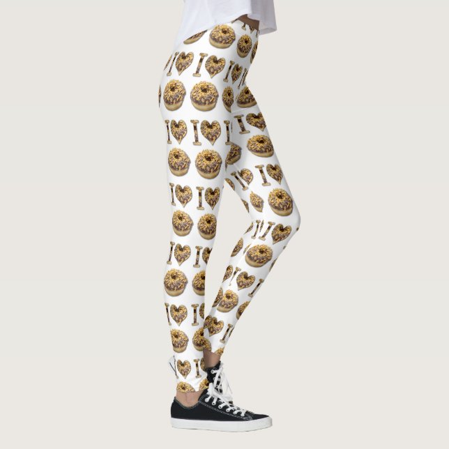 I Love Donuts Leggings (Right)