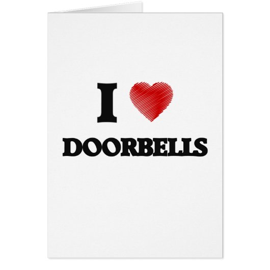 I love Doorbells Cards (Front)