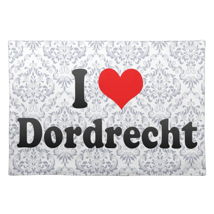 I Love Dordrecht, Netherlands Placemats