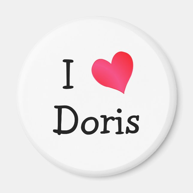 I Love Doris Magnet (Front)