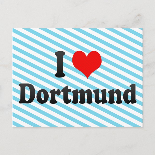 I Love Dortmund, Germany Postcard (Front)