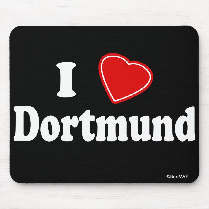I Love Dortmund Mousepad