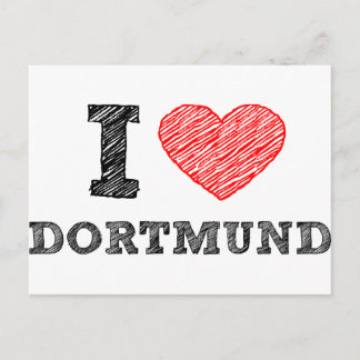 I love Dortmund Postcard