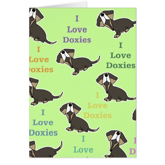 I Love Doxies collage (Front)