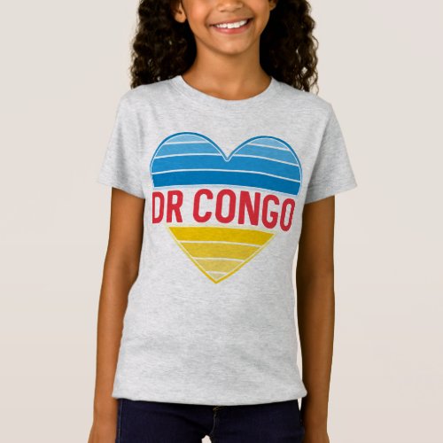 I Love DR Congo Congo_Kinshasa Heart T_Shirt