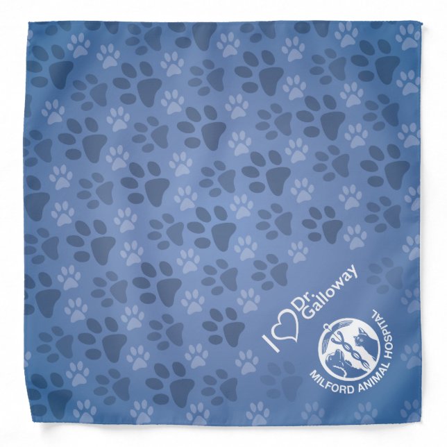 I Love Dr. Galloway Bandana (Front)