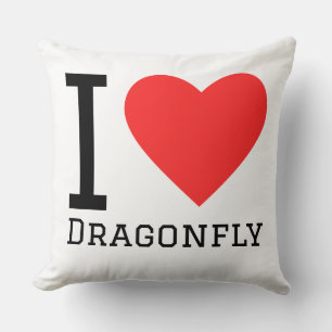 I love dragonfly throw pillow