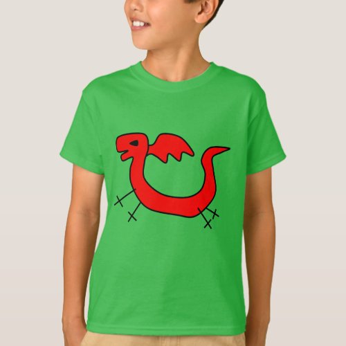 I Love Dragons Childrens Tee